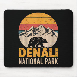 Mount Denali Alaska Mountaineer Climbing National  Mouse Pad