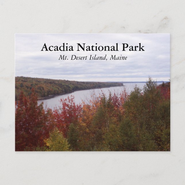 Mount Desert Island Postcard (Front)
