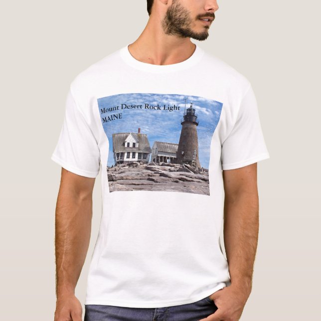 Mount Desert Rock Light, Maine Shirt (Front)