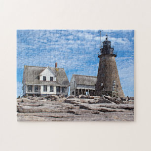 Mount Desert Rock Lighthouse, Maine Jigsaw Puzzle