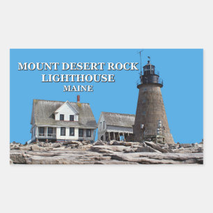 Mount Desert Rock Lighthouse, Maine Sticker