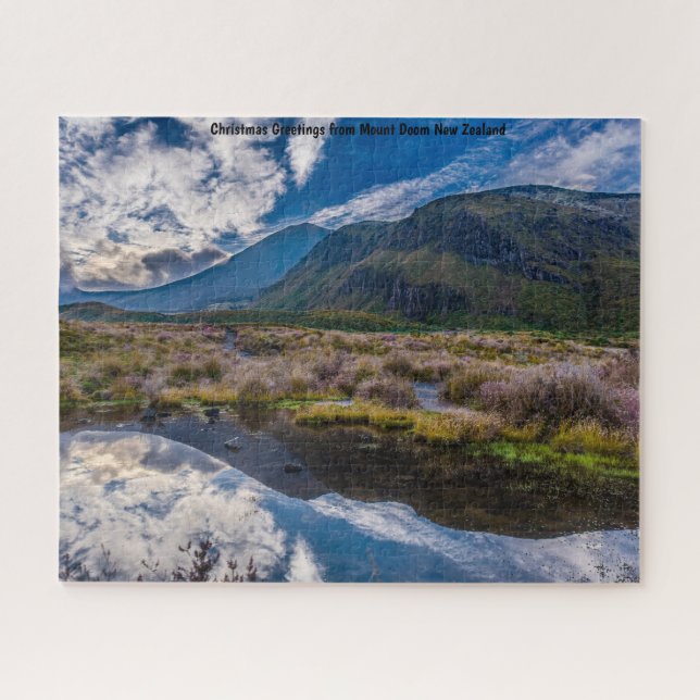 Mount Doom New Zealand. Jigsaw Puzzle (Horizontal)