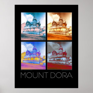 Mount Dora Fine Art Poster - Solarized