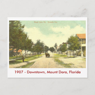 Mount Dora, FL - Downtown - 1907 Postcard