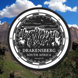 Mount Drakensberg - South Africa Round Paper Coaster