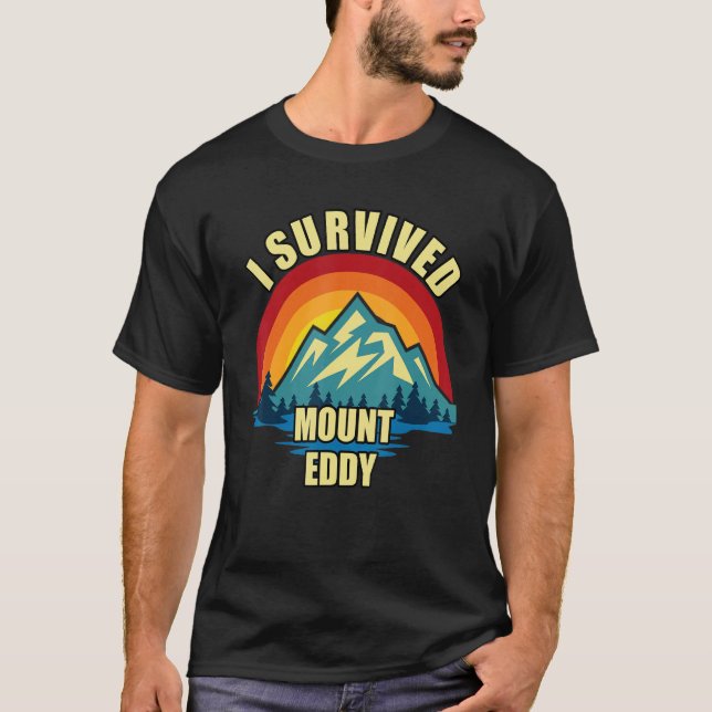 Mount Eddy Hiking Mountian Climbing T-Shirt (Front)