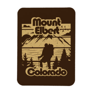 Mount Elbert Colorado Magnet