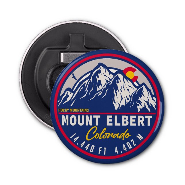 Mount Elbert, Sawatch Range, Colorado. Bottle Opener (Front)