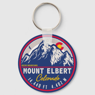 Mount Elbert, Sawatch Range, Colorado. Keychain