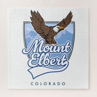 Mount Elbert Travel patch Jigsaw Puzzle