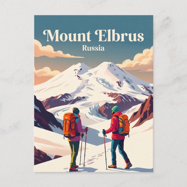 Mount Elbrus Russia Postcard (Front)