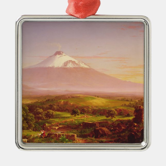 Mount Etna Metal Ornament (Front)
