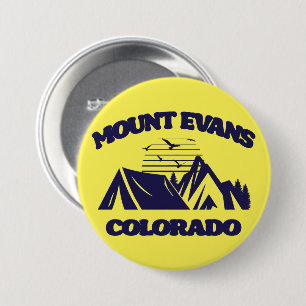 Mount Evans,Colorado 3 Inch Round Button