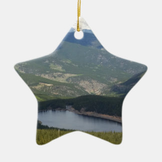Mount Evans, Colorado Ceramic Ornament