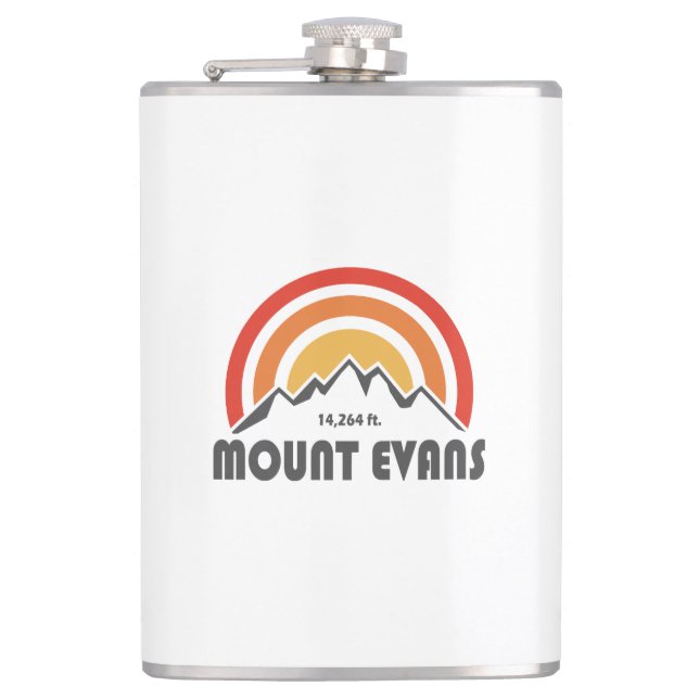 Mount Evans Hip Flask (Front)