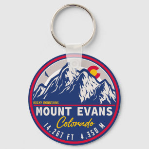 Mount Evans Wilderness 14er - Colorado mountains Keychain