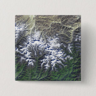 Mount Everest 2 Inch Square Button
