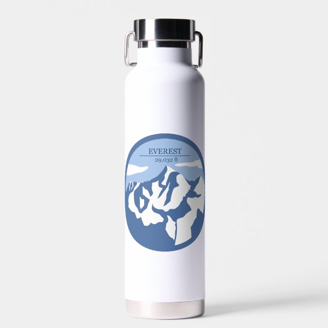 Mount Everest Altitude Water Bottle (Front)
