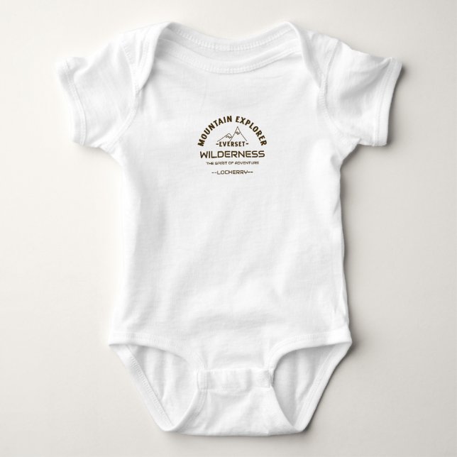 MOUNT EVEREST BABY BODYSUIT (Front)