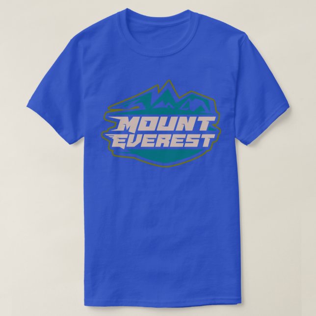 Mount Everest badge emblem T-Shirt (Design Front)