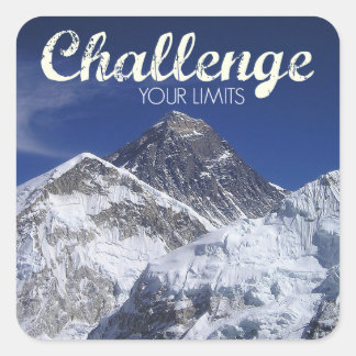 Mount Everest Challenge Your Limits Stickers