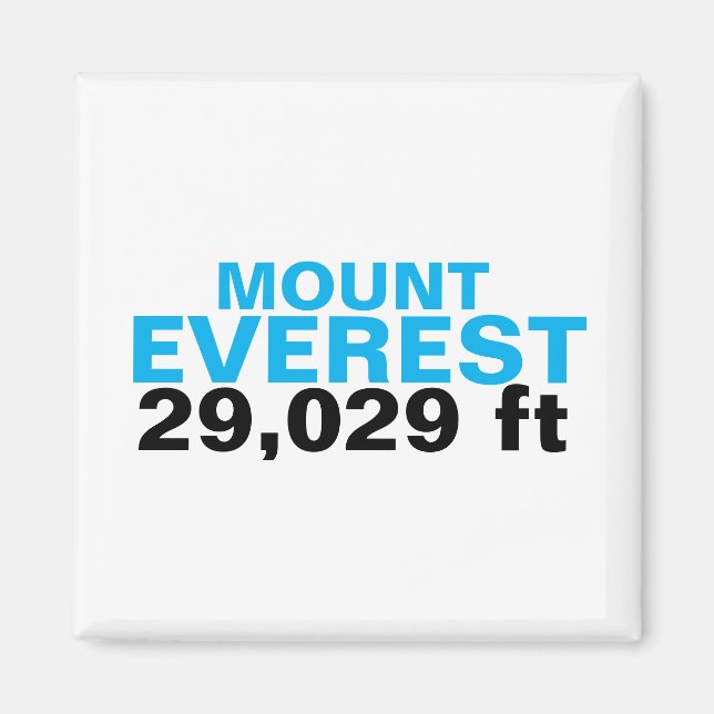Mount Everest Magnet (Front)