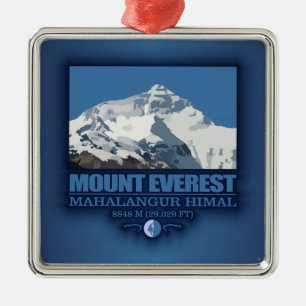 Mount Everest Metal Ornament