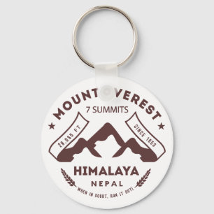 Mount Everest Nepal Keychain