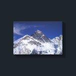 Mount Everest Photo Canvas Print<br><div class="desc">Great photo of Mount Everest and Himalayas.</div>