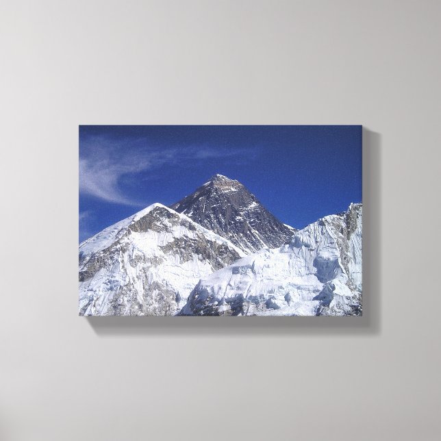 Mount Everest Photo Canvas Print (Front)