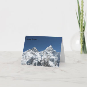 Mount Everest view from Kala Patar Card