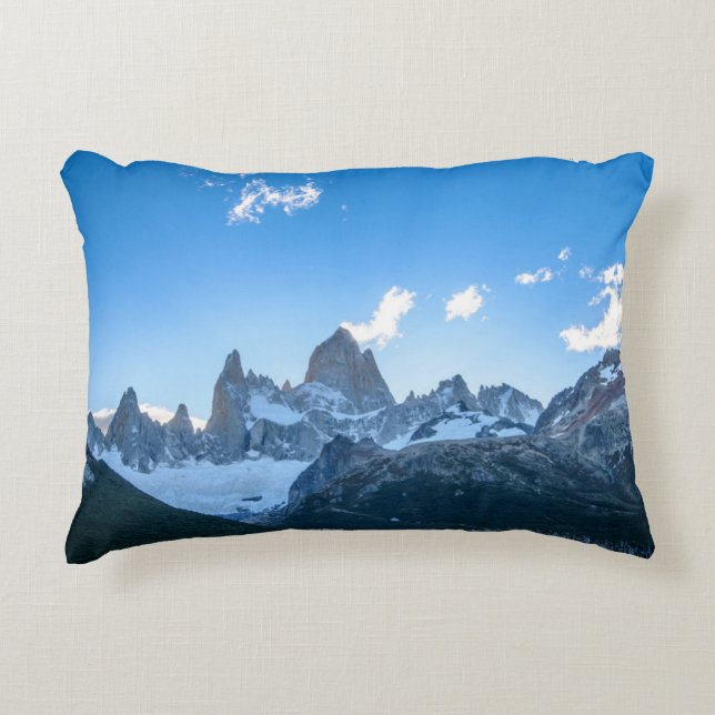 Mount Fitz Roy Accent Pillow (Front)