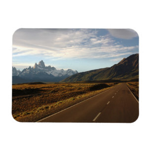 Mount Fitz Roy And Mount Cerro Torre Magnet