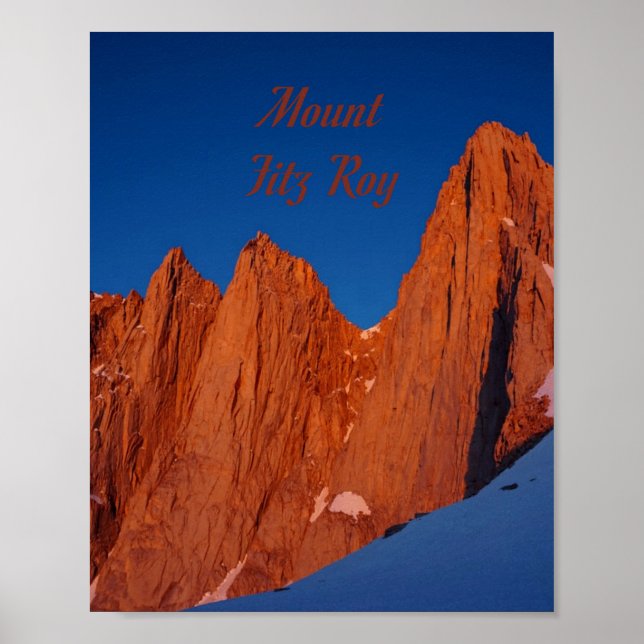 Mount Fitz Roy Poster (Front)
