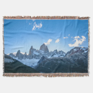 Mount Fitz Roy Throw Blanket