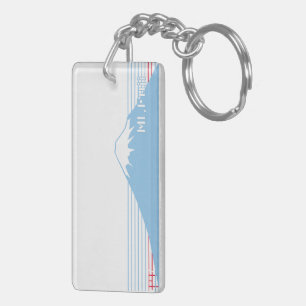 Mount Fuji Design Nippon1 Keychain