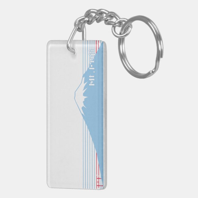 Mount Fuji Design Nippon1 Keychain (Back Right)