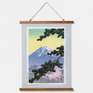 Mount Fuji, Hasui Kawase, Woodcut Hanging Tapestry