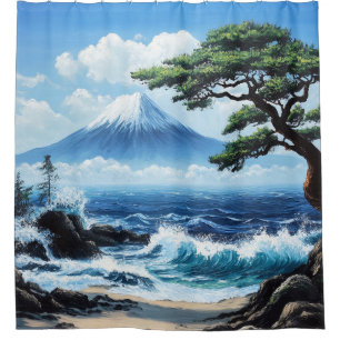 Mount Fuji Japan Ocean View Painting