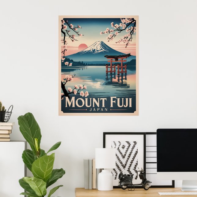 Mount Fuji Japan Poster (Home Office)