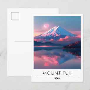 Mount Fuji Japan Travel  Postcard