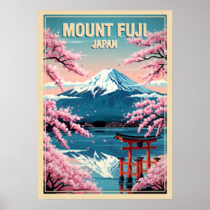 Mount Fuji Japan V03 Poster