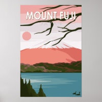 Mount Fuji Japan Vintage