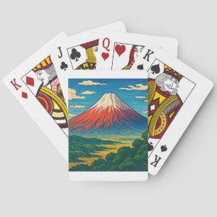 Mount Fuji Playing Cards