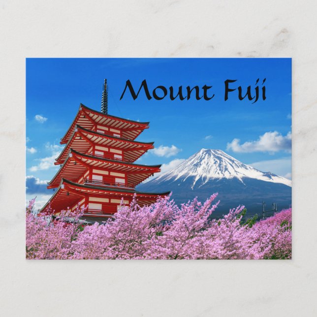 Mount Fuji Postcard (Front)
