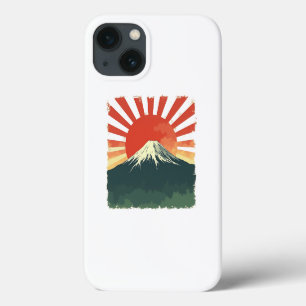 Mount Fuji Retro Japan iphone case  – Rising Sun