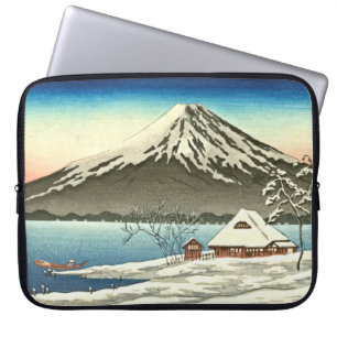 Mount Fuji Winter 1890 Laptop Sleeve