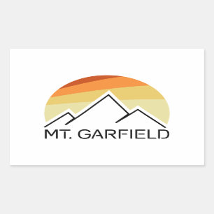 Mount Garfield New Hampshire Retro Sticker