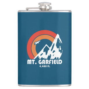 Mount Garfield New Hampshire Sun Eagle Hip Flask