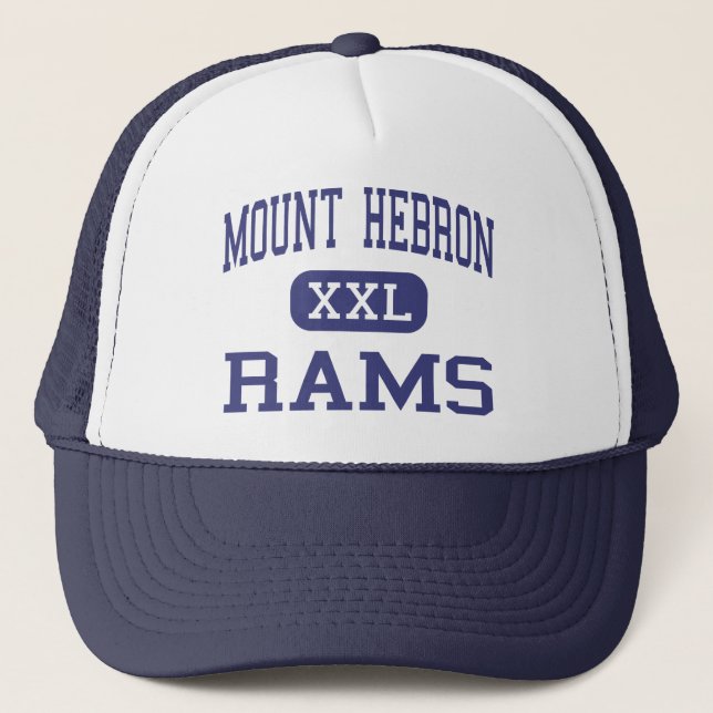 Mount Hebron Rams Middle Upper Montclair Trucker Hat (Front)